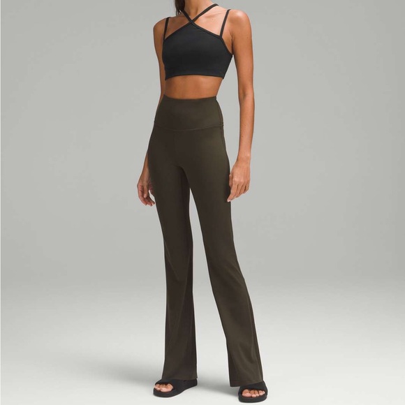 Lululemon Flow Y Strappy Bra Nulu Light Support A-C Cups in Black‎ - Picture 5 of 11